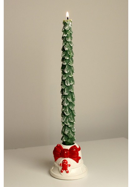 Ikili (2'li) Beton Yılbaşı / Noel Temalı Şamdan Seti (Kardan Adam+ Kurabiye Adam) fiyatları