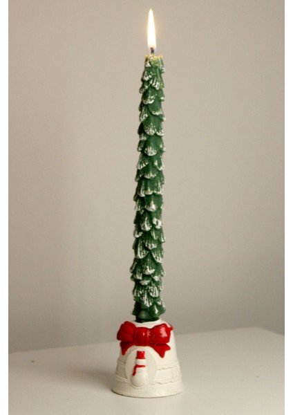 Ikili (2'li) Beton Yılbaşı / Noel Temalı Şamdan Seti (Kardan Adam+ Kurabiye Adam) fırsatları