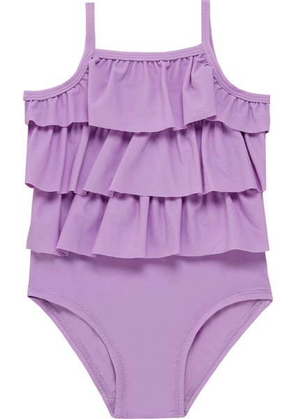 Uv Korumalı Uzun Kollutulum Kız Bebek Yüzücü Mayo 5110 Fuşya indirimleri