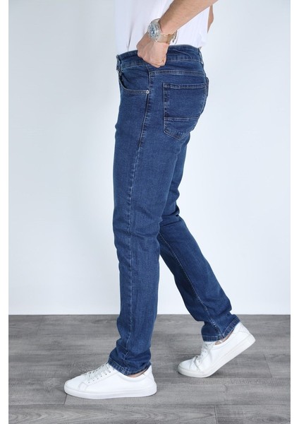 Erkek Regular Fit Rahat Kesim Esnek Likralı Denim Jeans Kot Pantolon fiyatları