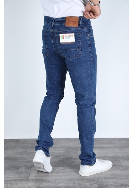 Erkek Regular Fit Rahat Kesim Esnek Likralı Denim Jeans Kot Pantolon fırsatları