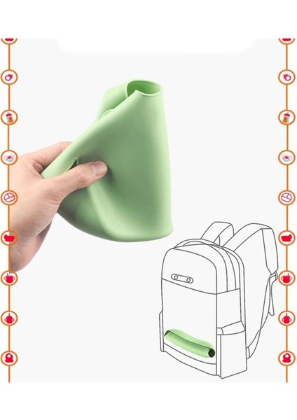 Premium Bebek, Çocuk BPA Free Silikon Mama Önlüğü - Güvenli Beslenme - 6 Ay + için / Sarı Renk fırsatları