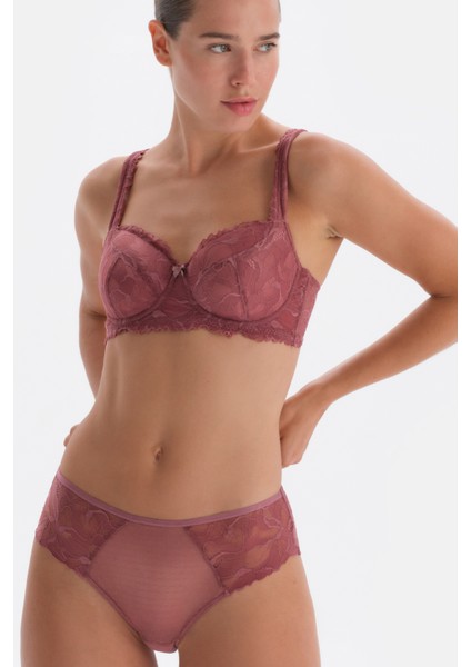 Gül Kurusu Dantelli Toparlayıcı Sütyen indirimleri