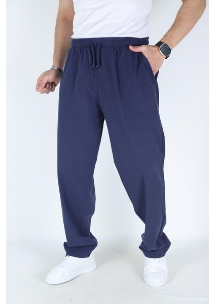 %100 Pamuk Ham Bez Keten Pantolon 4xl-5xl-6xl
