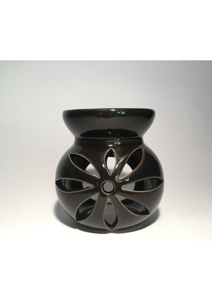 2li Set Siyah Beyaz Seramik Lotus Buhurdanlık Mumluk Tealight Mumluk fırsatları