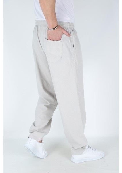 %100 Pamuk Ham Bez Keten Pantolon 4xl-5xl-6xl fiyatları