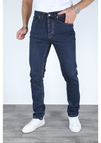 Erkek Regular Fit Rahat Kesim Denim Mavi Jeans indirimleri