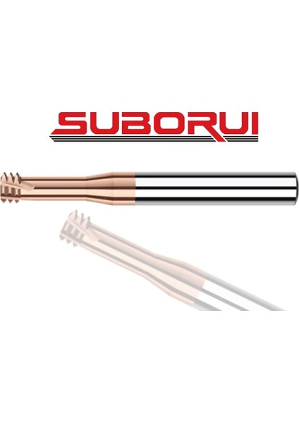 Suboruı M12X1,75 Karbür Diş Frezesi