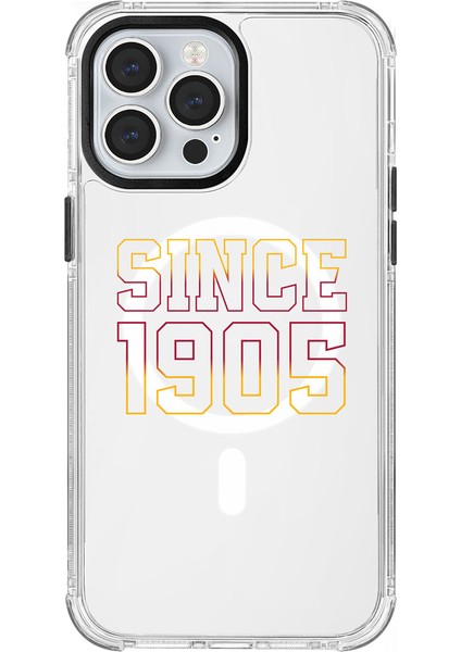 iPhone 13 Pro Max Uyumlu Galatasaray Since 1905 Magsafe Lisanslı Telefon Kılıfı