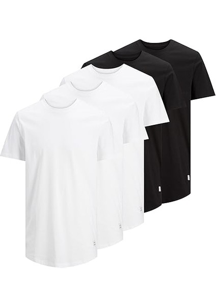 Jjenoa Tee Ss Crew Neck 5pk Mp (12183653)