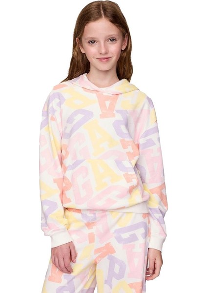 Logo Relaxed Havlu Kumaş Sweatshirt - 723295