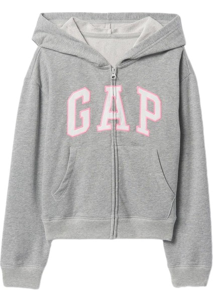 Relaxed Gap Logo Fermuarlı Sweatshirt - 746744 fiyatları