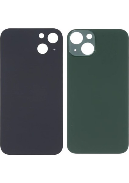 Apple iPhone 13 Uyumlu Geniş Kamera Camlı Batarya Kapağı