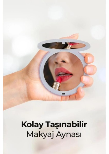 Taşınabilir Mini Cep Makyaj Aynası