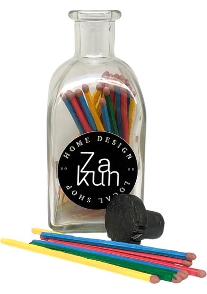 Dekoratif Cam Mum Kibritliği ve Ekstra Uzun Renkli Kibrit fiyatları