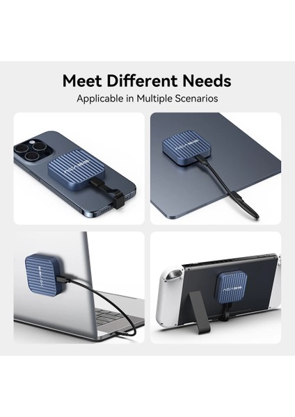 EC6609 Air - İPhone 15/16 Uyumlu, Manyetik Magsafe Özellikli, M.2 2230 NVMe SSD Destekli, Alüminyum + Kompakt, Type-C Disk Kutusu