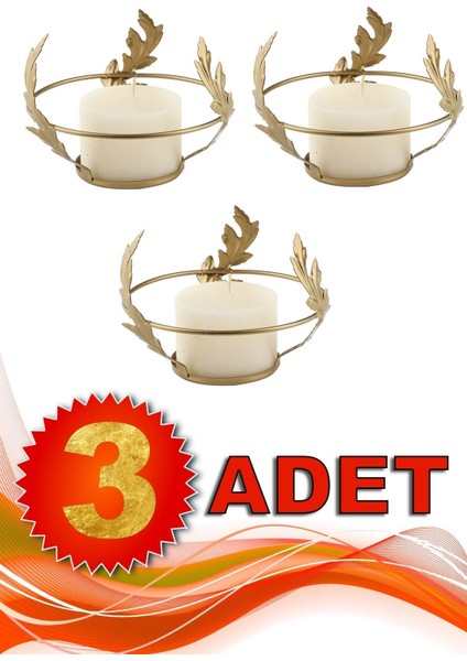 Haliç 3.lü Set Mumluk Eskitme