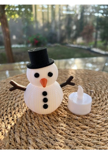 Kardan Adam LED Işıklı & Pilli – Dekoratif Gece Lambası-Doğum Günü Hediyesi, Karne Hediyesi indirimleri