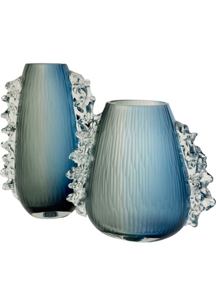 Saphira Mavi Cam Vazo Küçük fırsatları