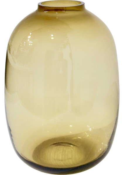 Balon Bal Renk Cam Vazo Küçük