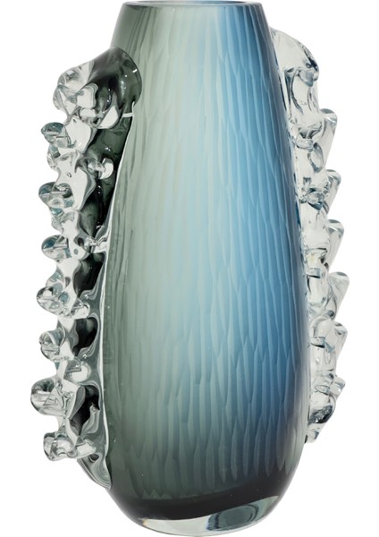 Saphira Mavi Cam Vazo Büyük fiyatları