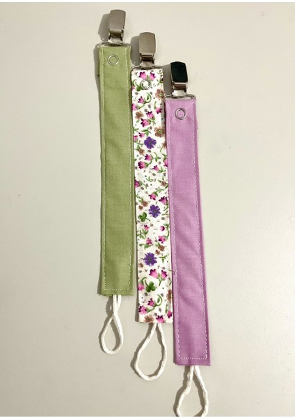 - 3lü Set PAMUK Bebek Emzik Askısı- Emzik Tutacağı fiyatları