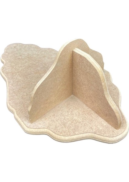 Ahşap Boyanabilir Ham Mdf Şamdanlık