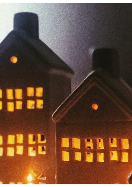 Dekoratif Seramik Ev Mumluk / Orta Boy modelleri