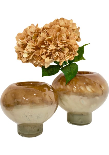 Noa Mermer Desen Cam Vazo Küçük indirimleri