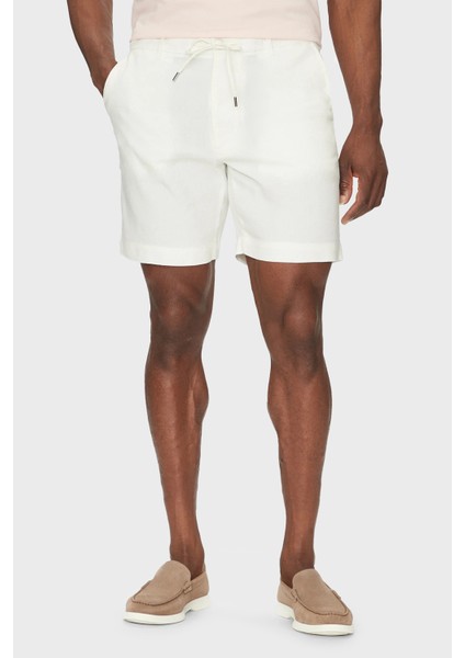 Streç Keten Karışımlı Regular Fit Normal Bel Short Erkek Short 50538016 100