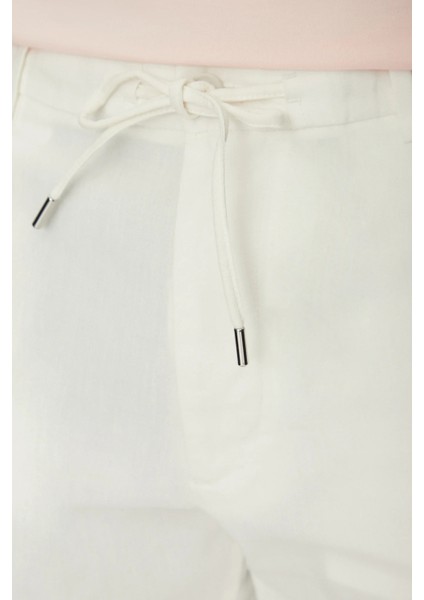 Streç Keten Karışımlı Regular Fit Normal Bel Short Erkek Short 50538016 100