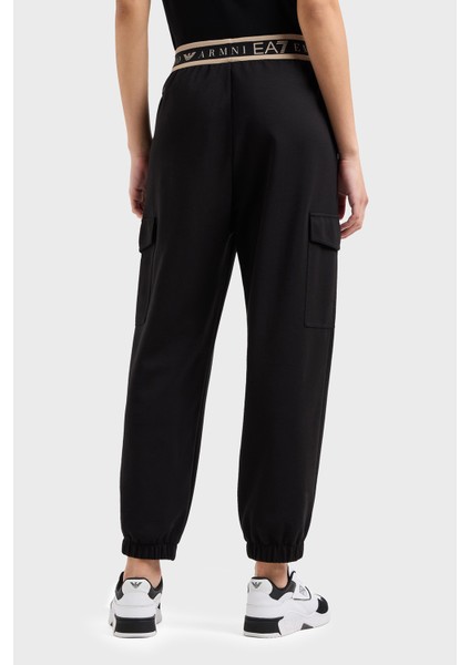 Regular Fit Normal Bel Ribanalı Paça Logolu Jogger Pantolon Bayan Pantolon 7W000282 AF12501 UC001