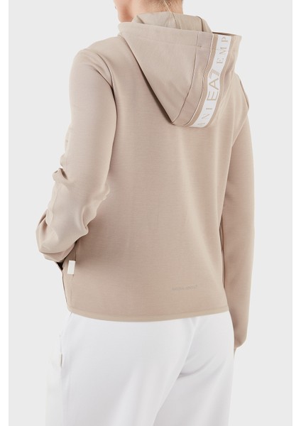 Streç Pamuklu Regular Fit Kapüşonlu Sweat Kadın Sweat 7W000278 AF12501 U6155