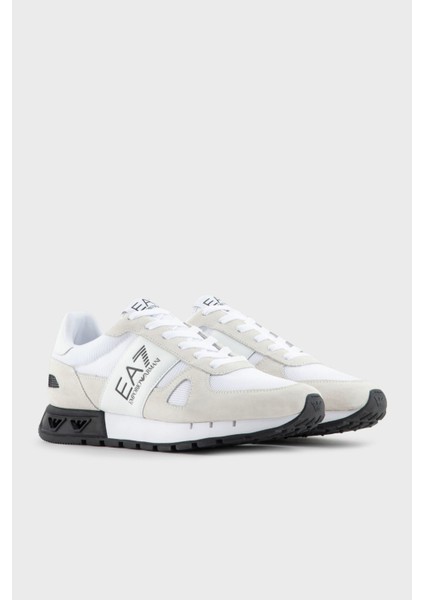 Logolu Süet Detaylı Sneaker Ayakkabı Ayakkabı X8X151 XK354 S271 fiyatları