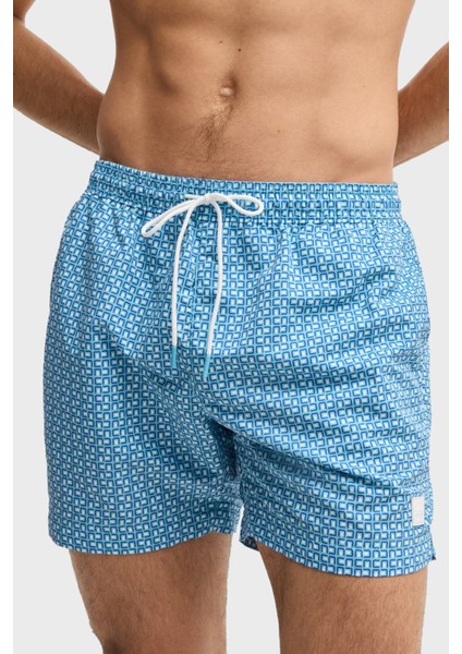 Monogram Logo Baskılı Regular Fit Mayo Short Erkek Mayo Short 50518968 455 fiyatları