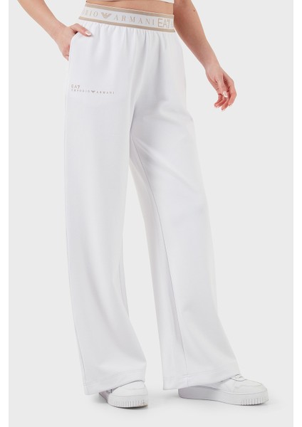 Wide Leg Yüksek Bel Bol Paça Logolu Pantolon Bayan Pantolon 7W000281 AF12501 U0002 fiyatları