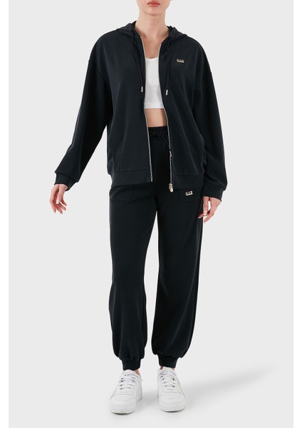 Modal Karışımlı Relaxed Fit Kapüşonlu Yaka Sweat Kadın Sweat 7W000192 AF12643 UC001 modelleri