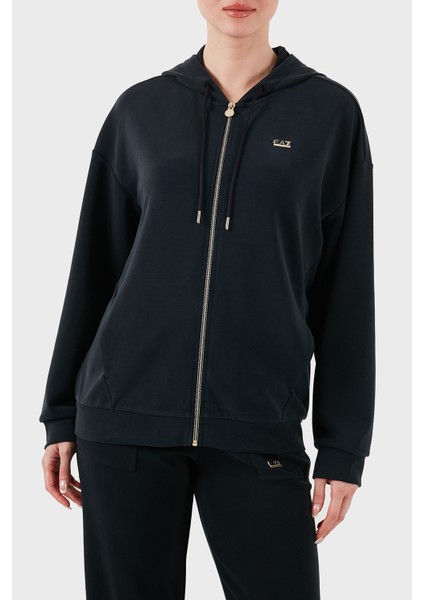 Modal Karışımlı Relaxed Fit Kapüşonlu Yaka Sweat Kadın Sweat 7W000192 AF12643 UC001 indirimleri