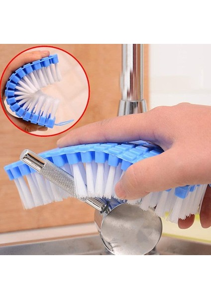 Esnek Bükülebilir Lavabo Banyo Mutfak Klozet Fayans Temizlik Fırçası 2 adet