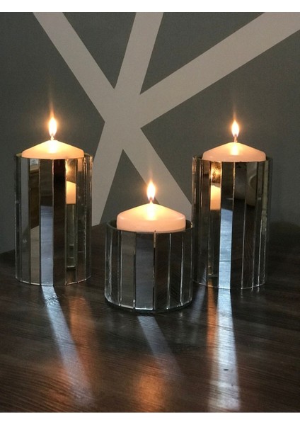 Gümüş Aynalı Mumluk-Şamdan Seti modelleri