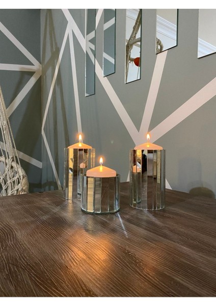 Gümüş Aynalı Mumluk-Şamdan Seti fırsatları