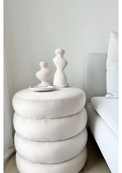 Asimetrik Uzun ve Kısa 2’li Dekoratif Şamdan Mumluk fiyatları