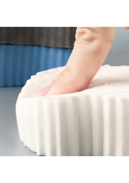 1 Adet Kıvrımlı Çok Amaçlı Sihirli Yumuşak Peeling Mutfak Araç Içi Temizlik Nemli Toz Süngeri