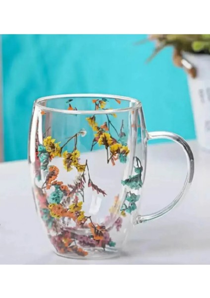 350 ml Çift Cidarlı Cam Kupa