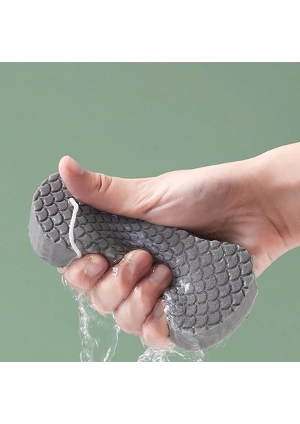 2 Adet Kıvrımlı Çok Amaçlı Sihirli Yumuşak Peeling Mutfak Araç Içi Temizlik Nemli Toz Süngeri indirimleri