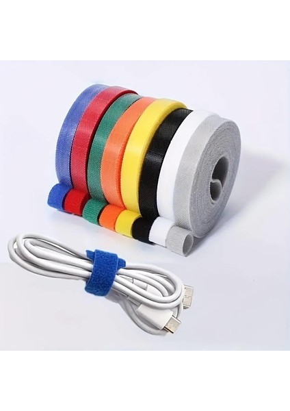 5 x 2 10 Metre 1 cm Cırt Cırt Sabitleyici Bilgisayar Ev Kablo Tutucu Düzenleyici Toparlayıcı fiyatları