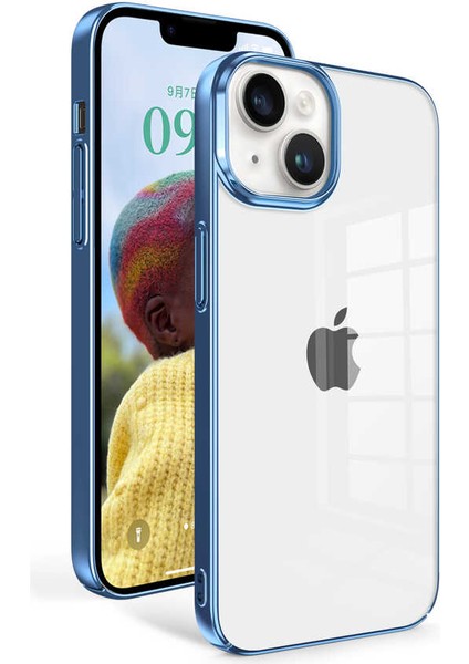 Apple iPhone 14 Uyumlu Sun Kapak-Gümüş