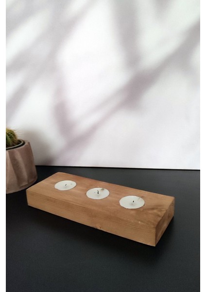 Doğal Ahşap Mumluk, Tealight Mumluk, Şamdan fırsatları