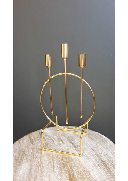 Üç Damla Gold Şamdan modelleri