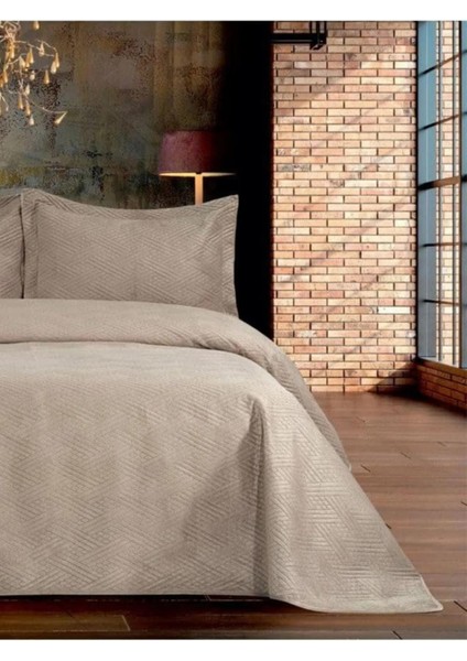 Vicenza Kadife Çift Kişilik Yatak Örtüsü Seti 240 x 260